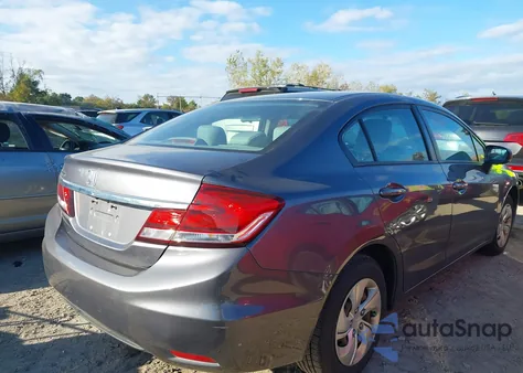 2014 Honda Civic Lx из США, поврежденный, VIN 19XFB2F5XEE007183